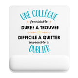 Tapis de souris ergonomique avec repose-poignet, accessoire bureau pour femme et homme, fête des pères, cadeau pas cher, idée cadeau fête des mères, secret santa, départ à la retraite, télétravail et gaming