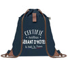 Sac à dos Bleu avec pochette Certifié meilleur Gérant d'Hôtel