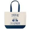 Sac de shopping bleu J'peux pas Alpinisme