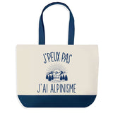 Sac de shopping bleu J'peux pas Alpinisme
