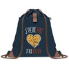 sac a dos bleu coton recycle avec pochette idee cadeau originale pour collegue ami prof ou membre de la famille cadeau mixte noel anniversaire secret santa ou depart au travail sac leger pratique et ecologique design breton moderne