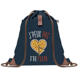 sac a dos bleu coton recycle avec pochette idee cadeau originale pour collegue ami prof ou membre de la famille cadeau mixte noel anniversaire secret santa ou depart au travail sac leger pratique et ecologique design breton moderne