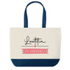 Sac de shopping bleu Laetitia en Vacances