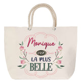 Sac Fête des Mères Mamie Famille Idée Cadeau anniversaire Noël Travail Boulot Métier Départ Retraite Collègue Femme cabas shopping plage