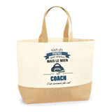 Sac Jute Fête des Mères Fêtes des Pères Mamie Papi Famille Idée Cadeau anniversaire Noël Travail Boulot Métier Départ Retraite Collègue Femme Homme