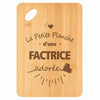 Planche bambou gravée personnalisée femme idée cadeau Fête des Mères apéro 30×20 prénom cuisine plateau fromage anniversaire noel maman mamie