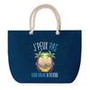 Sac de plage Bleu anse corde J'peux Pas Hamac