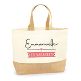 Sac Jute Fête des Mères Fêtes des Pères Mamie Papi Famille Idée Cadeau anniversaire Noël Travail Boulot Métier Départ Retraite Collègue Femme Homme