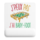 Tapis de souris ergonomique avec repose-poignet, accessoire bureau pour femme et homme, fête des pères, cadeau pas cher, idée cadeau fête des mères, secret santa, départ à la retraite, télétravail et gaming