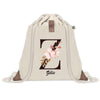 Sac à dos avec pochette Zélie Lettre Fleur