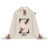 Sac à dos avec pochette Zélie Lettre Fleur