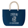 Sac de plage Bleu anse corde J'peux Pas Skateboard
