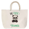 Sac Fête des Mères Mamie Famille Idée Cadeau anniversaire Noël Travail Boulot Métier Départ Retraite Collègue Femme cabas shopping plage