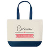 Sac de shopping bleu Corinne en Vacances