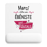 Tapis de souris ergonomique avec repose-poignet, accessoire bureau pour femme et homme, fête des pères, cadeau pas cher, idée cadeau fête des mères, secret santa, départ à la retraite, télétravail et gaming