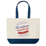 Sac de shopping bleu Magistrate Meilleure du Monde