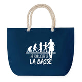Sac de plage Bleu anse corde Né pour Basse