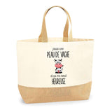 Sac Jute Fête des Mères Fêtes des Pères Mamie Papi Famille Idée Cadeau anniversaire Noël Travail Boulot Métier Départ Retraite Collègue Femme Homme