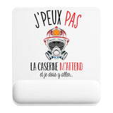 Tapis de souris ergonomique avec repose-poignet, accessoire bureau pour femme et homme, fête des pères, cadeau pas cher, idée cadeau fête des mères, secret santa, départ à la retraite, télétravail et gaming
