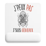Tapis de souris ergonomique avec repose-poignet, accessoire bureau pour femme et homme, fête des pères, cadeau pas cher, idée cadeau fête des mères, secret santa, départ à la retraite, télétravail et gaming