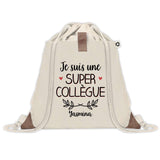 Sac à dos avec pochette Yasmina Super Collègue