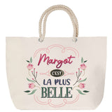 Sac Fête des Mères Mamie Famille Idée Cadeau anniversaire Noël Travail Boulot Métier Départ Retraite Collègue Femme cabas shopping plage