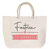 Sac Fête des Mères Mamie Famille Idée Cadeau anniversaire Noël Travail Boulot Métier Départ Retraite Collègue Femme cabas shopping plage