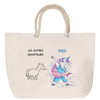 Sac Fête des Mères Mamie Famille Idée Cadeau anniversaire Noël Travail Boulot Métier Départ Retraite Collègue Femme cabas shopping plage