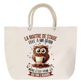 Sac Fête des Mères Mamie Famille Idée Cadeau anniversaire Noël Travail Boulot Métier Départ Retraite Collègue Femme cabas shopping plage