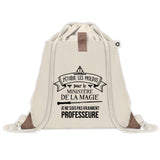 Sac à dos avec pochette Professeure Ministère de la Magie