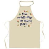 Cadeau Cuisinier cuisinière mère maman papa père mamie papi Vêtement Blouse de protection Barbecue Jardinage Tablier de Travail Tâches ménagères 