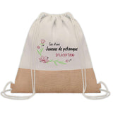 Sac Fête des Mères Mamie Maman Cadeau anniversaire Noël Travail Métier Départ Retraite Collègue Femme cabas shopping plage