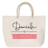 Sac Fête des Mères Mamie Famille Idée Cadeau anniversaire Noël Travail Boulot Métier Départ Retraite Collègue Femme cabas shopping plage