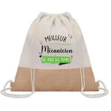 Sac Fête des Pères Papi Papa Cadeau anniversaire Noël Travail Boulot Métier Départ Retraite Collègue Homme cabas shopping plage