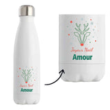 Bouteille Joyeux noël Amour Cerf