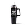 Mug isotherme Noir Rafting J'peux pas
