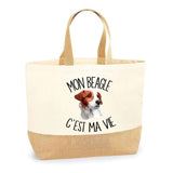 Sac Jute Fête des Mères Fêtes des Pères Mamie Papi Famille Idée Cadeau anniversaire Noël Travail Boulot Métier Départ Retraite Collègue Femme Homme