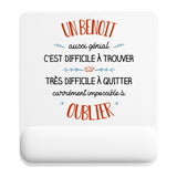 Tapis de souris ergonomique avec repose-poignet, accessoire bureau pour femme et homme, fête des pères, cadeau pas cher, idée cadeau fête des mères, secret santa, départ à la retraite, télétravail et gaming