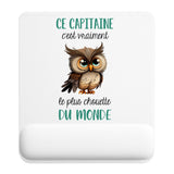 Tapis de souris ergonomique avec repose-poignet, accessoire bureau pour femme et homme, fête des pères, cadeau pas cher, idée cadeau fête des mères, secret santa, départ à la retraite, télétravail et gaming