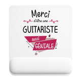 Tapis de souris ergonomique avec repose-poignet, accessoire bureau pour femme et homme, fête des pères, cadeau pas cher, idée cadeau fête des mères, secret santa, départ à la retraite, télétravail et gaming