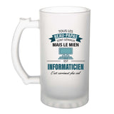 Chope de bière homme personnalisé idée cadeau homme Chope de bière original homme Chope de bière prénom cadeau noël anniversaire secret santa Verre à Bière pinte