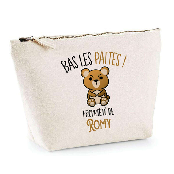 Trousse pochette de rangement maquillage Fête des Mères Mamie Famille Idée Cadeau anniversaire Noël Travail Boulot Métier Départ Retraite Collègue Femme