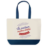 Sac de shopping bleu Maître d’Hôtel Meilleur du Monde