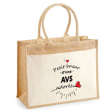 Sac Fête des Mères Mamie MAman Soeur Femme Famille Idée Cadeau anniversaire Noël Travail Boulot Métier Départ Retraite Collègue Femme cabas shopping plage