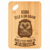 Planche bambou gravée personnalisée femme idée cadeau Fête des Mères apéro 30×20 prénom cuisine plateau fromage anniversaire noel maman mamie