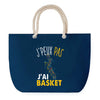 Sac de plage Bleu anse corde J'peux Pas Basket
