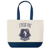 Sac de shopping bleu J'peux pas Biathlon