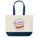 Sac de shopping bleu Cancérologue Meilleur du Monde