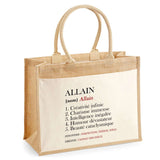 Sac Fête des Pères Papa Papi Frère Homme Famille Idée Cadeau anniversaire Noël Travail Boulot Métier Départ Retraite Collègue cabas 