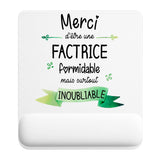 Tapis de souris ergonomique avec repose-poignet, accessoire bureau pour femme et homme, fête des pères, cadeau pas cher, idée cadeau fête des mères, secret santa, départ à la retraite, télétravail et gaming